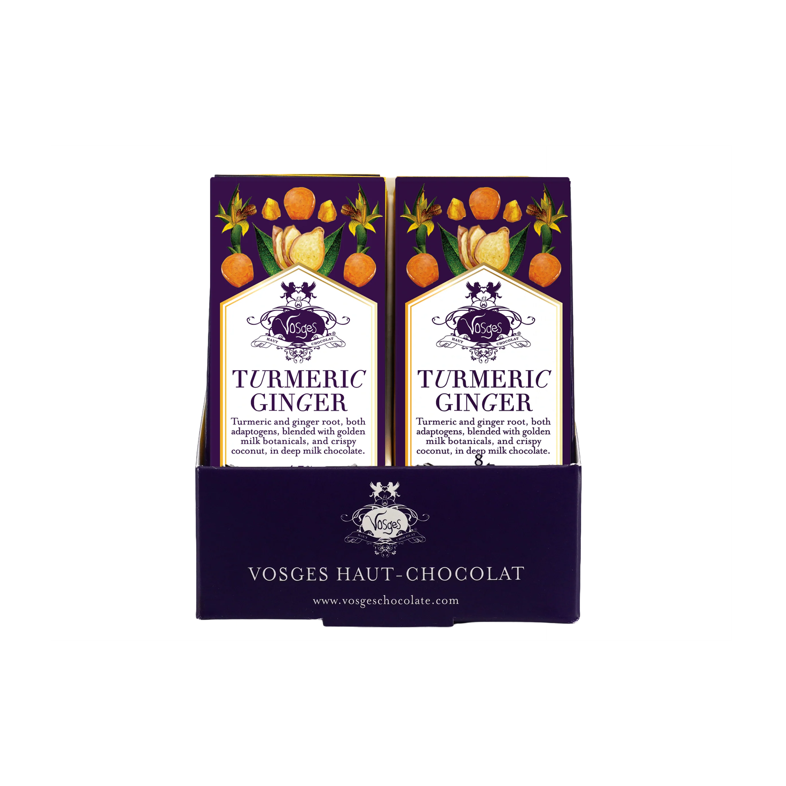 Vosges Mini Milk Chocolate Bar w/ Turmeric & Ginger - Image 3