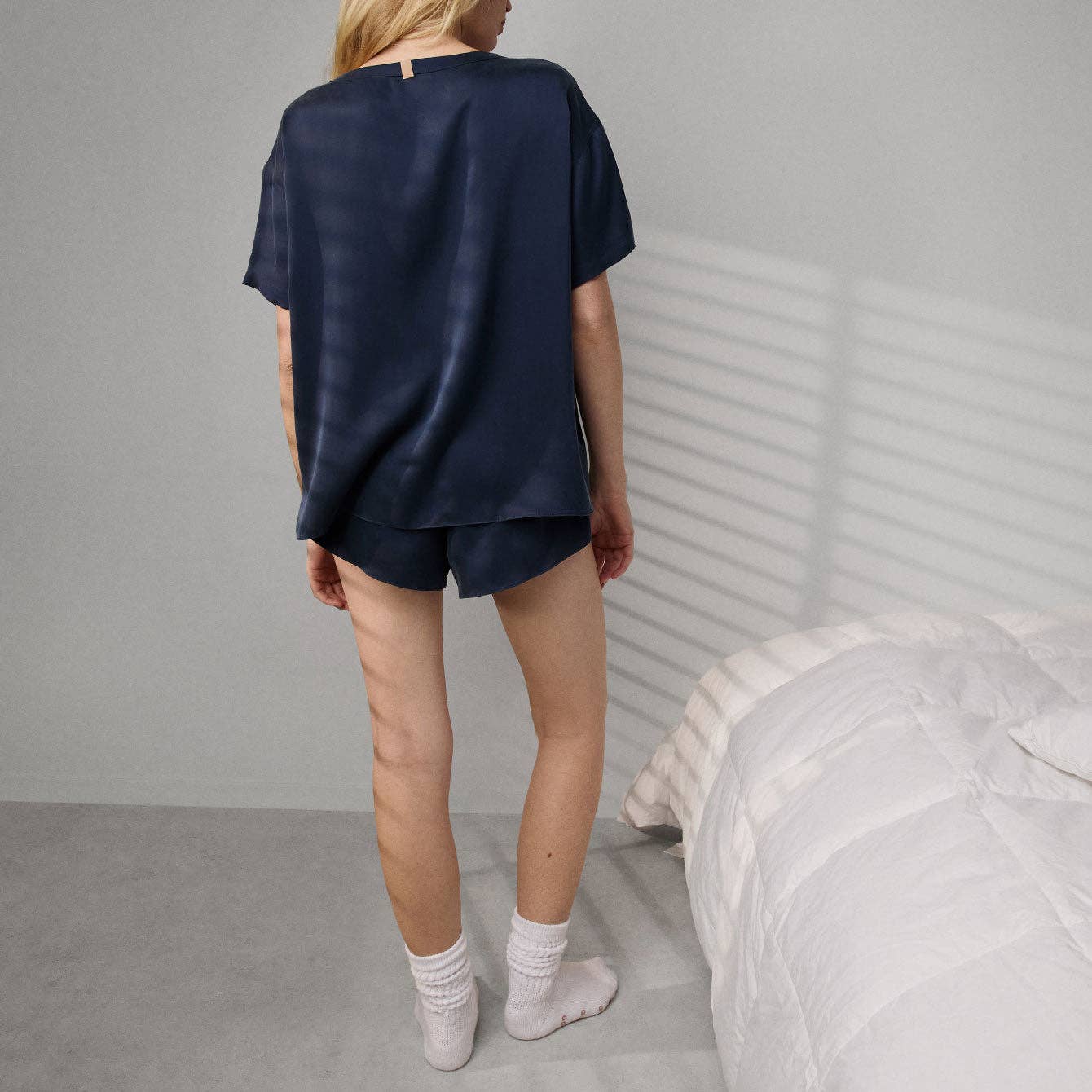 Washable Silk Tee Short Set - Image 4