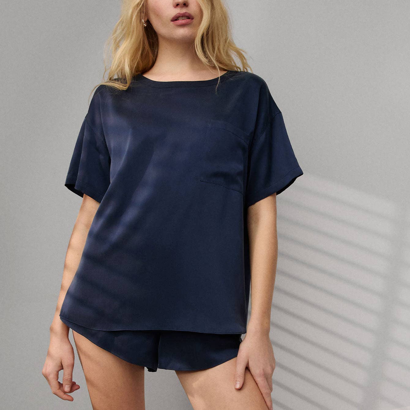 Washable Silk Tee Short Set - Image 5